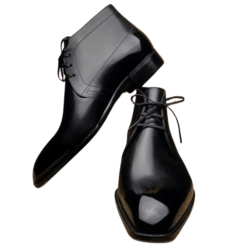 Bota Piel Cowboy Negra