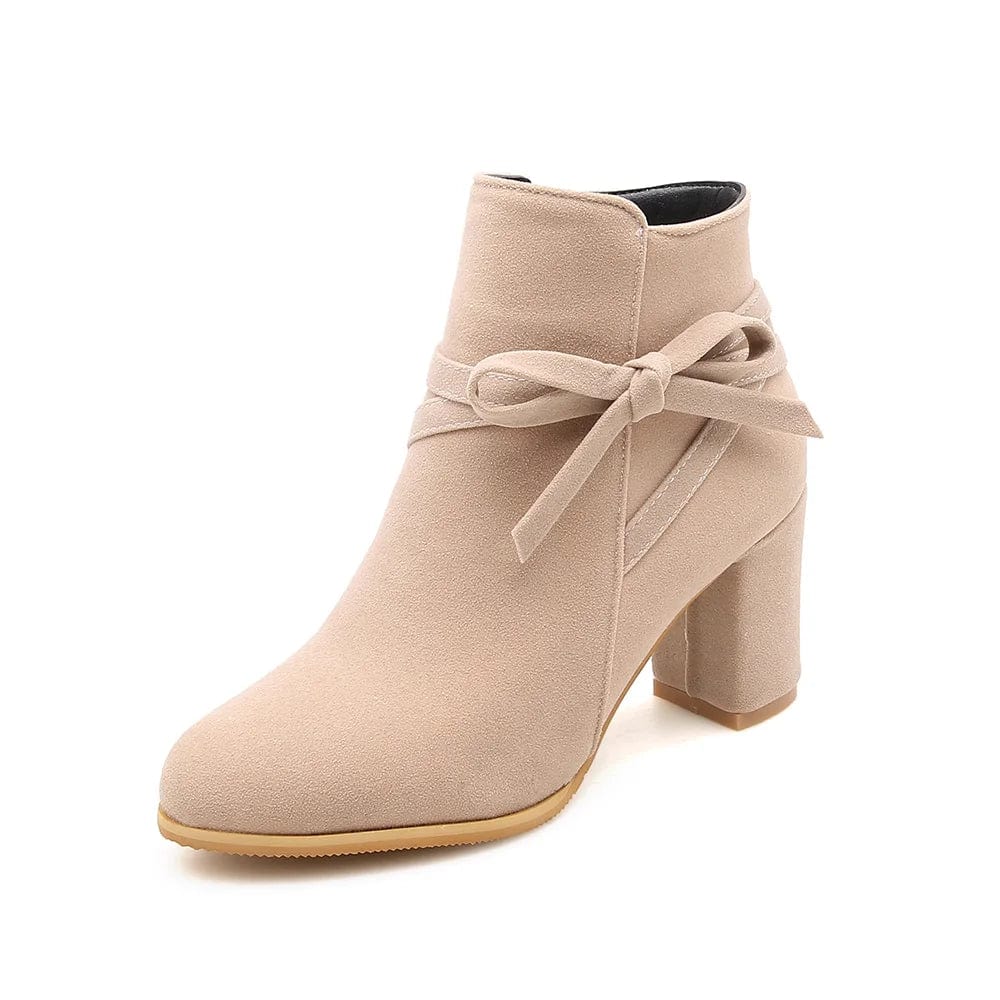 Botas Cowboy Beige Mujer