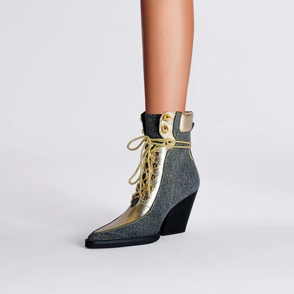 Botas Cowboy Bicolor