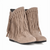 Botas Cowboy Mujer Beige