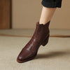 Botas Cowboy Mujer Marrones