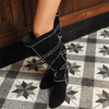 Botas Cowboy Negras Ante