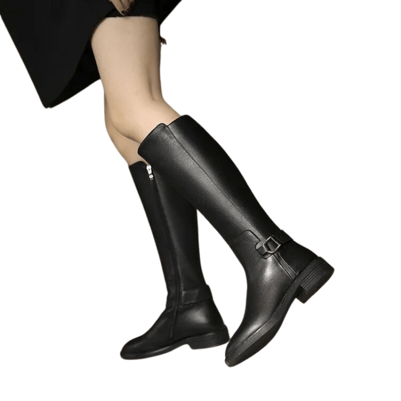 Botas Cowboy Negras Caña Alta