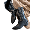 Botas Cowboy Negras Media Caña
