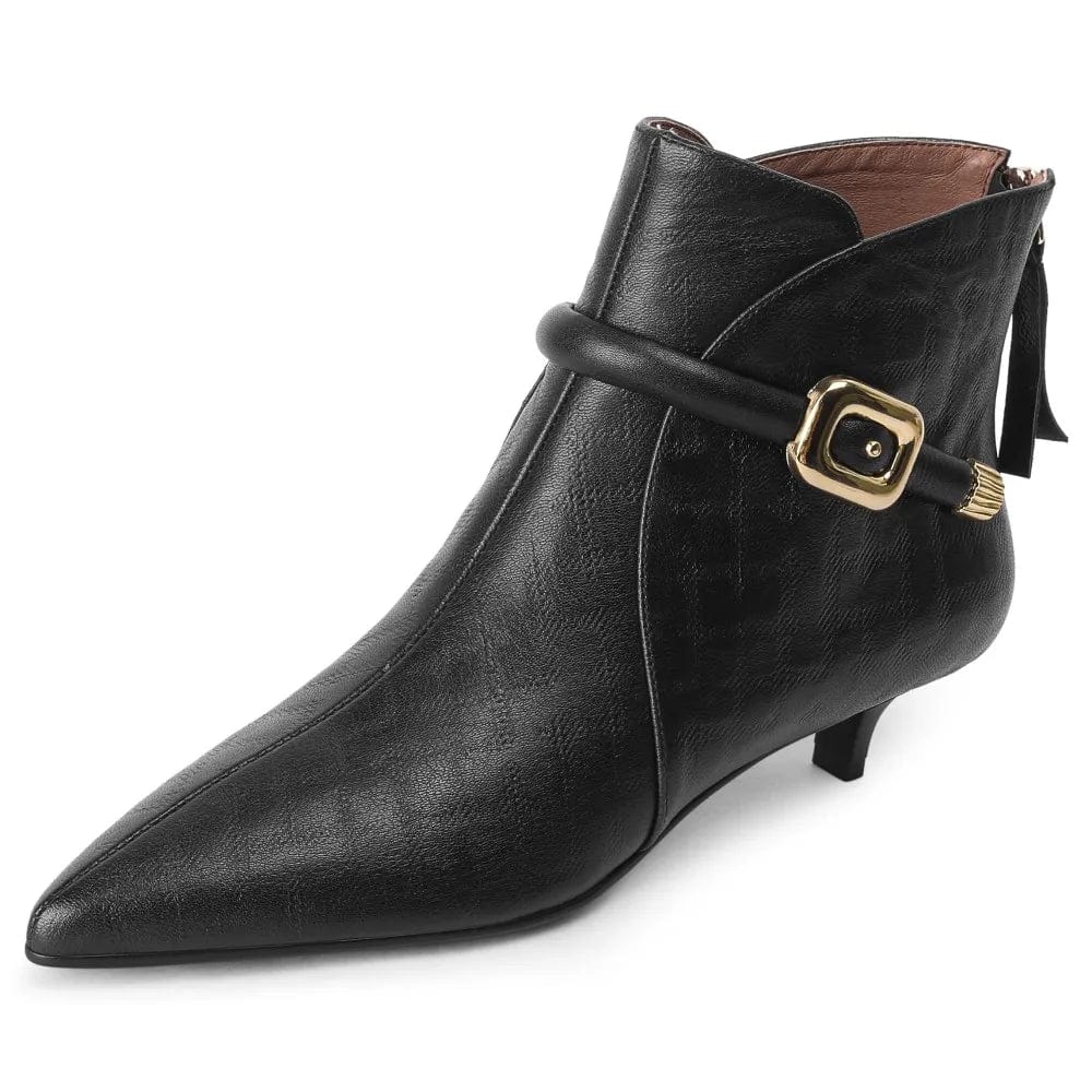 Botas Cowboy Negras Piel