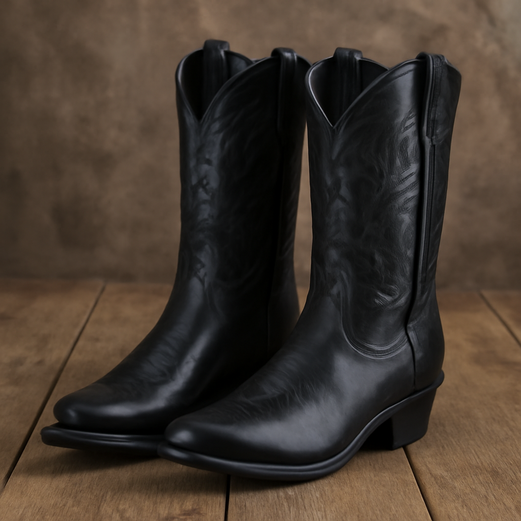 botas cowboy negras