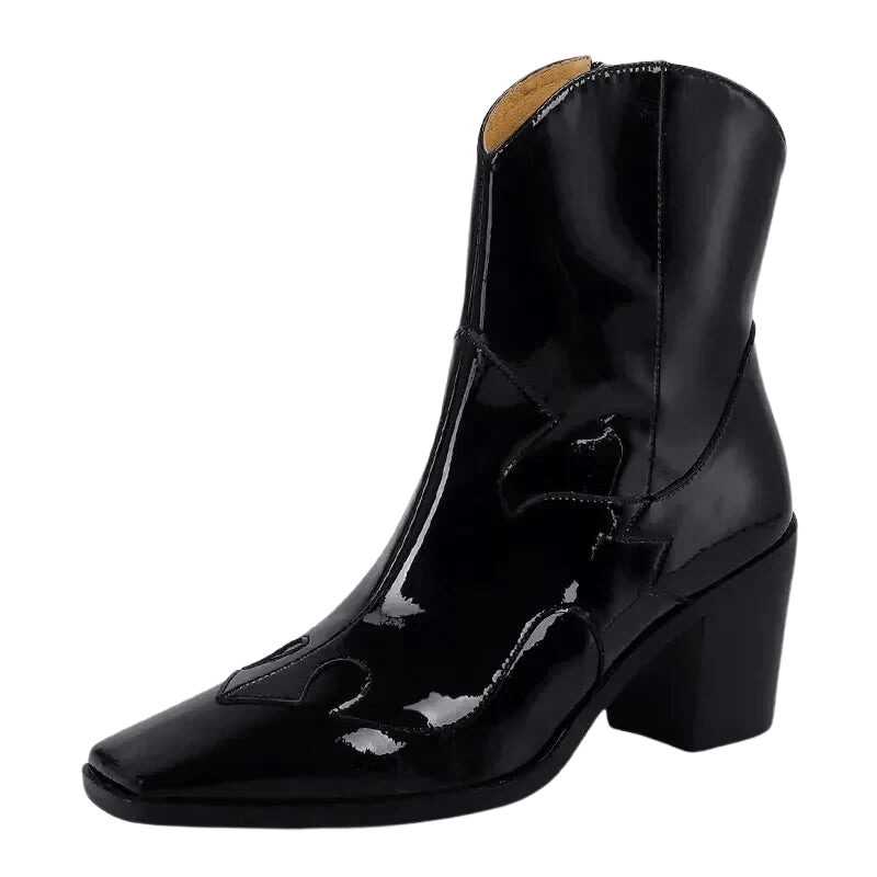 Botas Estilo Cowboy negras