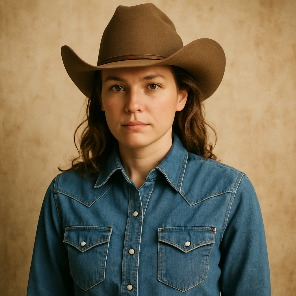 camisa cowboy mujer